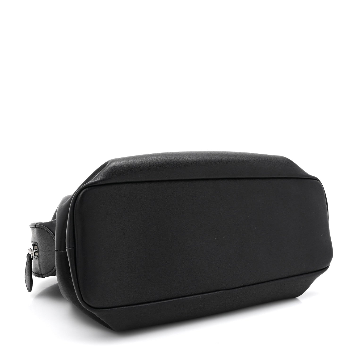 The Row Polished Saddle Calfskin Agnes Bag Black 4 of 9