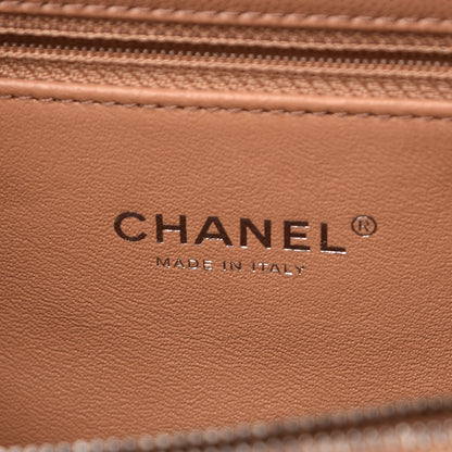 Chanel Caviar Lizard Quilted Large Coco Handle Flap Beige 5 of 9