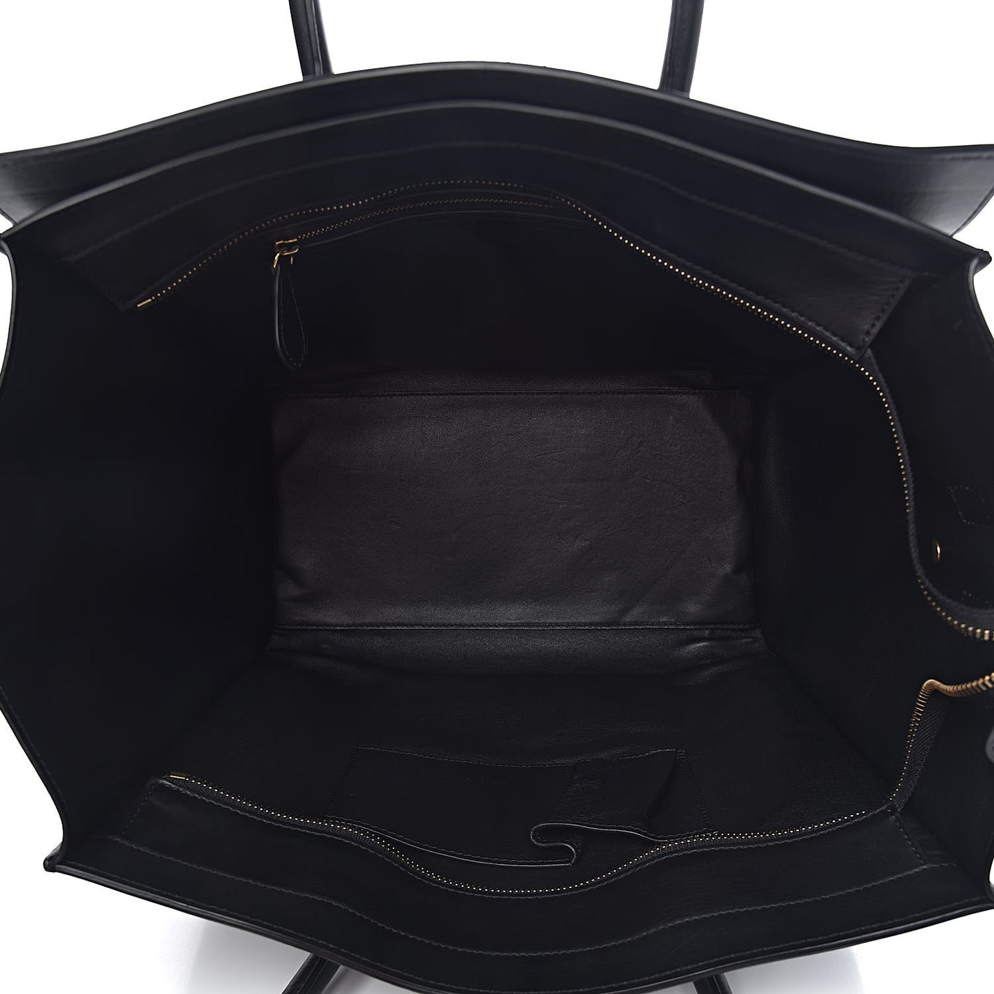 Smooth Calfskin Large Luggage Black