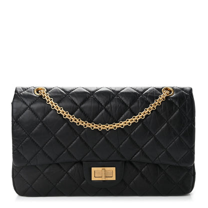 Chanel Aged Calfskin Quilted 2.55 Reissue 227 Flap Black 1 of 11