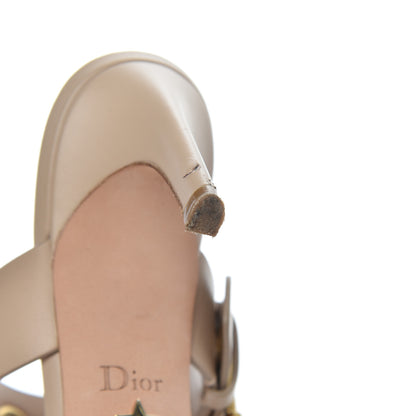 Christian Dior Technical Fabric Calfskin D-Dior 65mm Mules 39 Nude 19 of 22