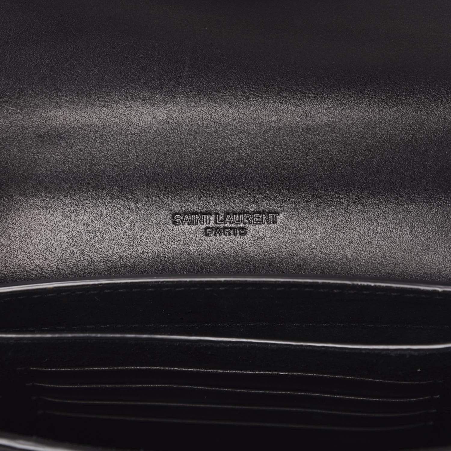 Saint Laurent Smooth Calfskin Mini Classic Monogram Kaia Satchel Black 6 of 10
