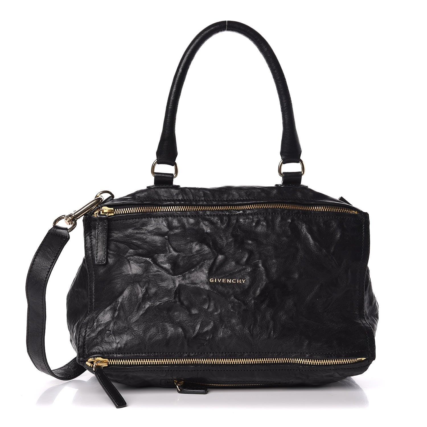 Givenchy Tumbled Sheepskin Large Pandora Black 1 of 12
