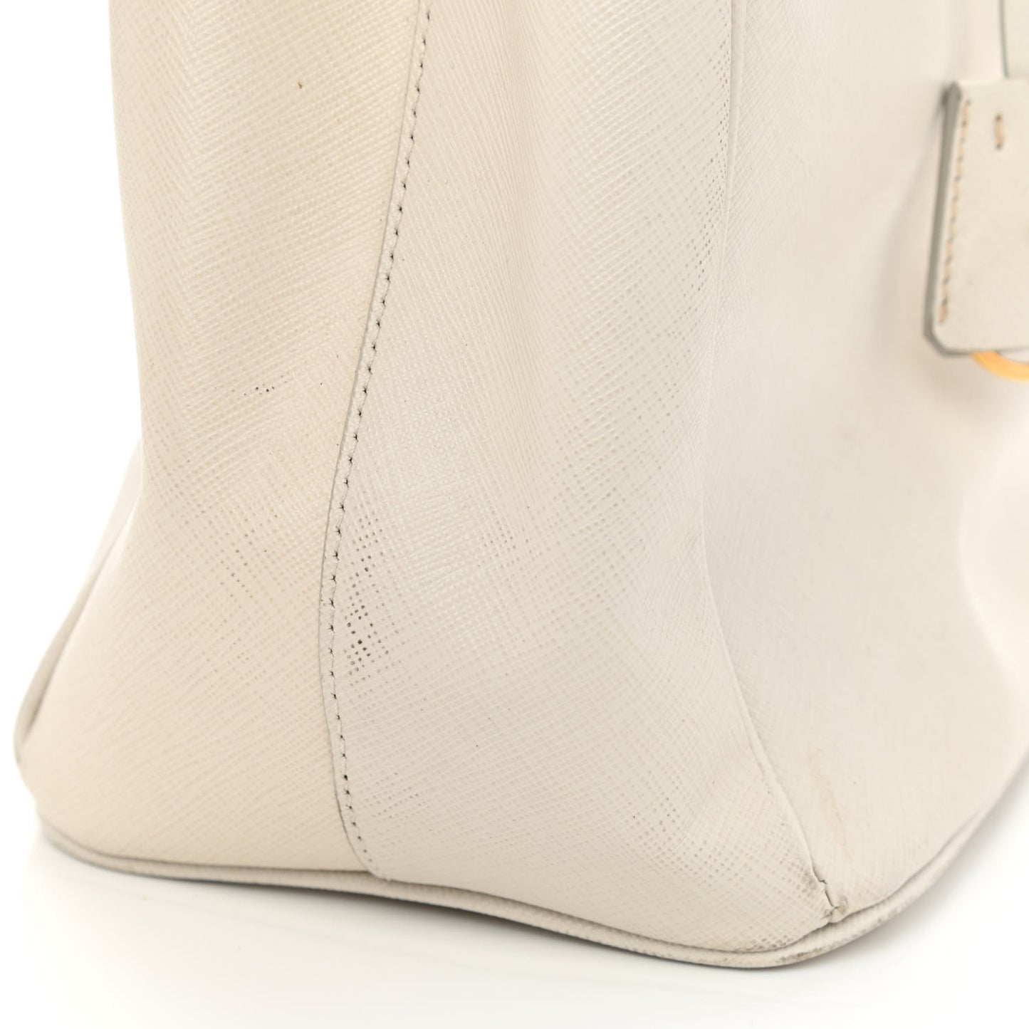 Saffiano Lux Large Galleria Double Zip Tote Talco