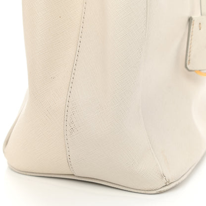 Prada Saffiano Lux Large Galleria Double Zip Tote Talco 13 of 24