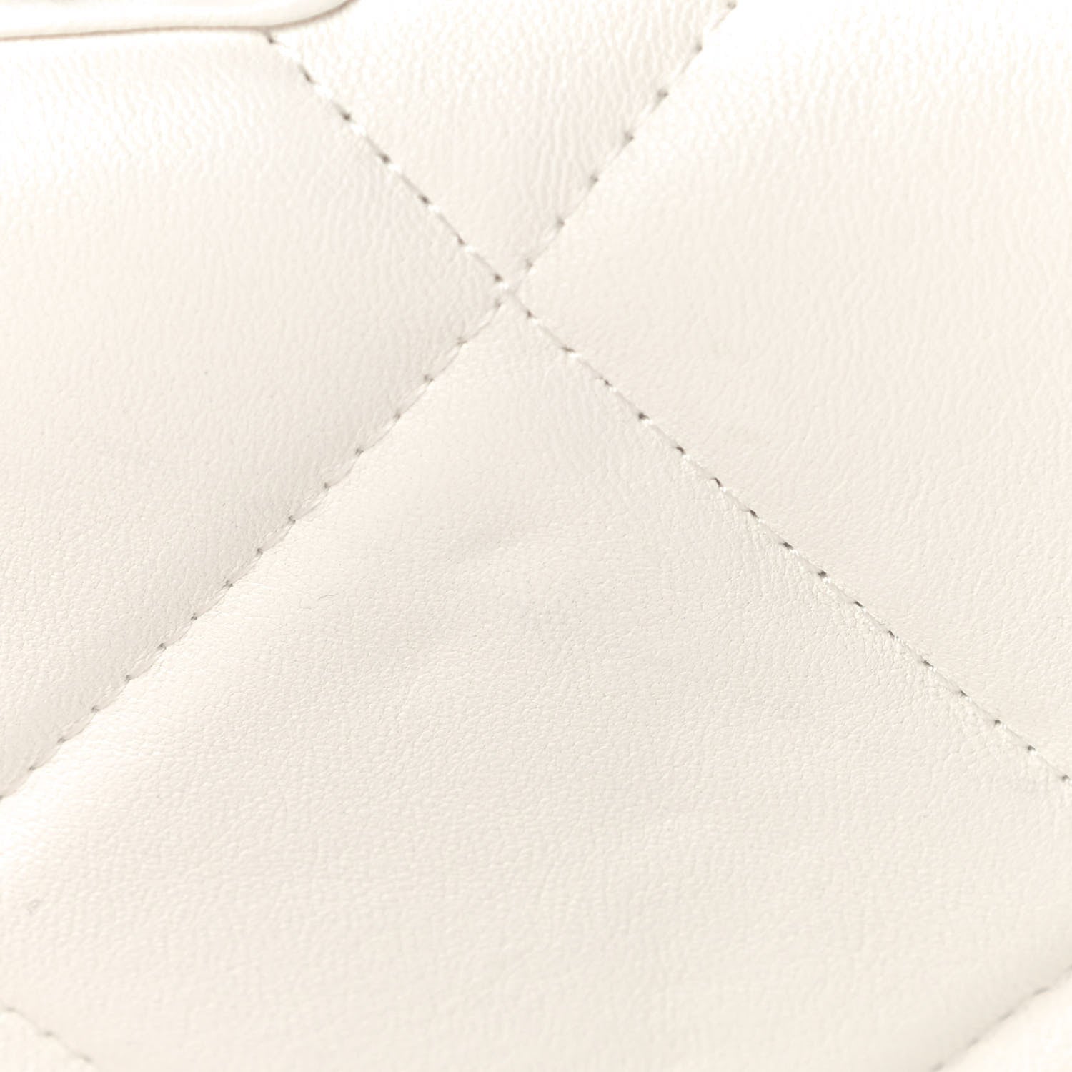 Chanel Goatskin Quilted Chanel 19 Wallet On Chain WOC White 12 of 12