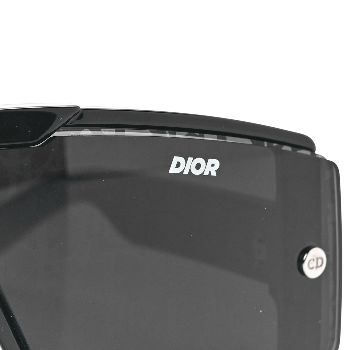 Acetate Diorxtrem MU Oblique Mask Sunglasses Black