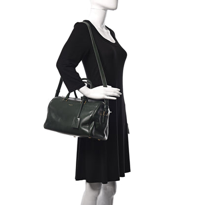Saint Laurent Calfskin Classic Duffle 6 Green 2 of 24