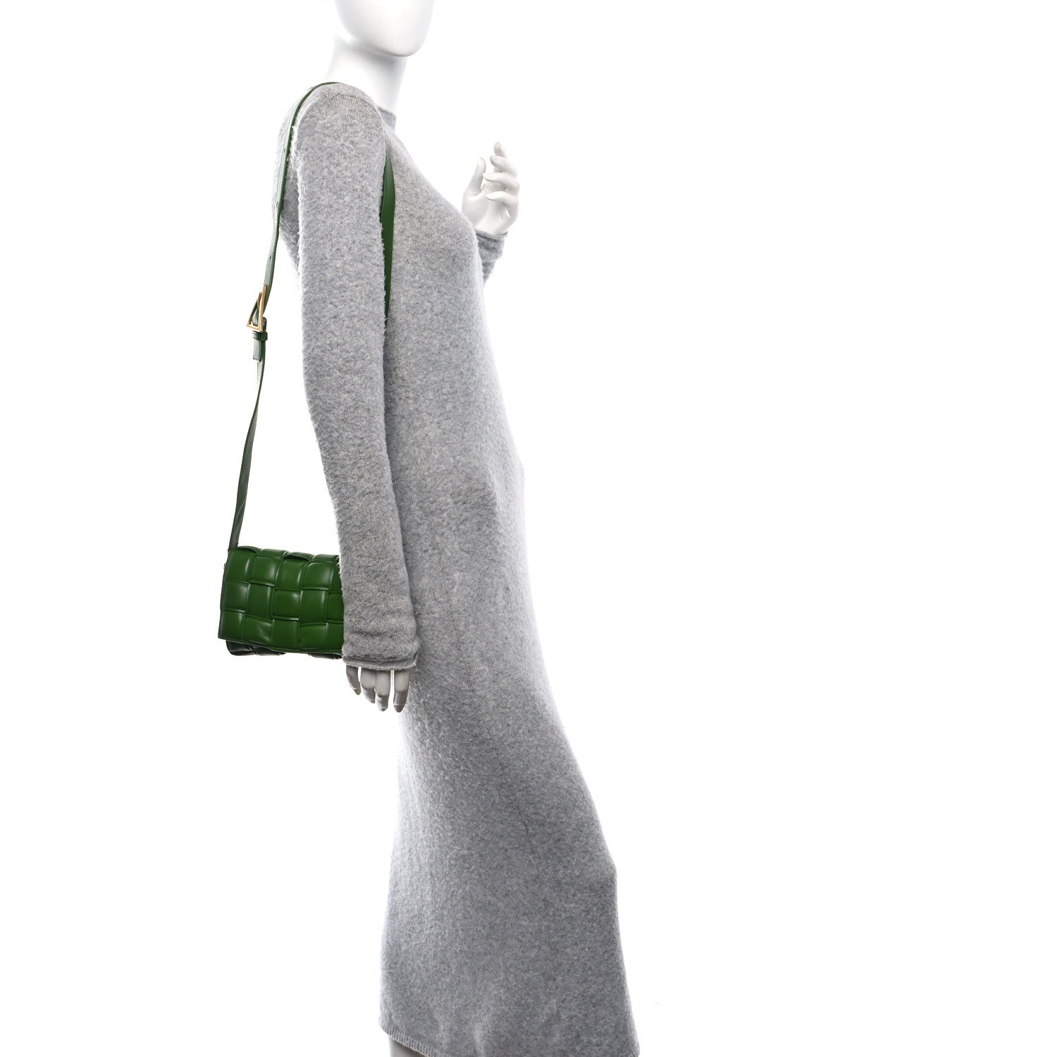 Bottega Veneta Nappa Maxi Intrecciato Padded Small Cassette Crossbody Bag Avocado 2 of 12