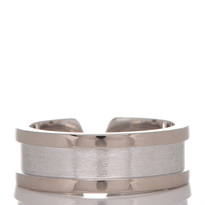 Cartier 18K White Gold 7mm C De Ring 50 5.25 3 of 6