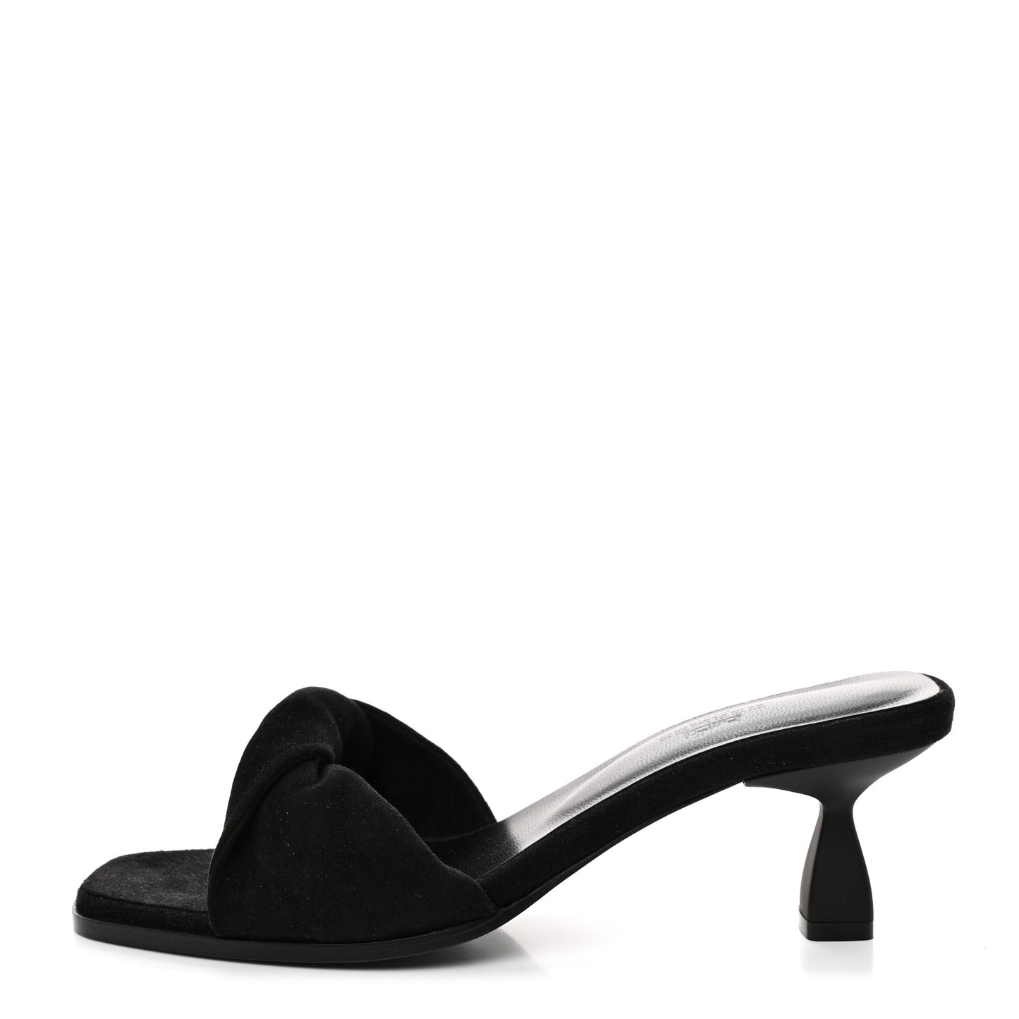 Suede Goatskin Giny 55 Sandals 39 Black