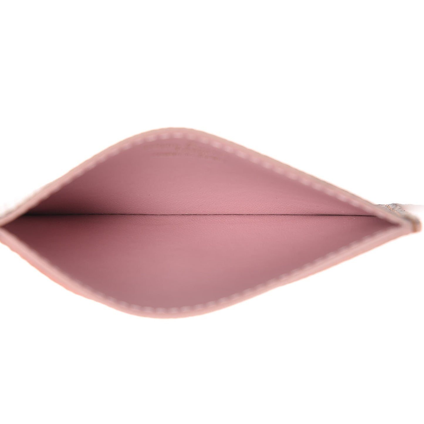 Damier Ebene Caissa Card Holder Rose Ballerine