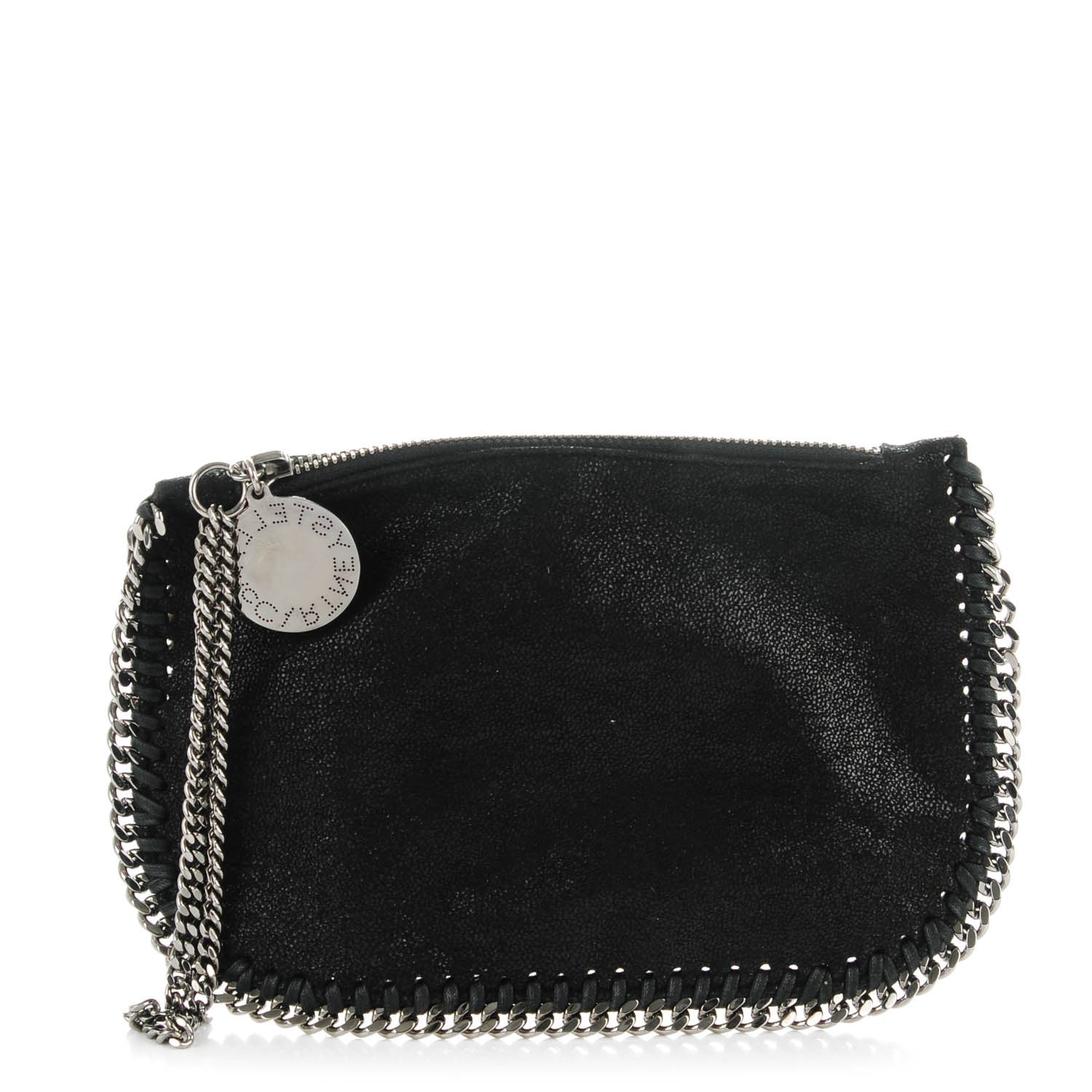 Stella McCartney Shaggy Deer Falabella Wristlet Black 1 of 7