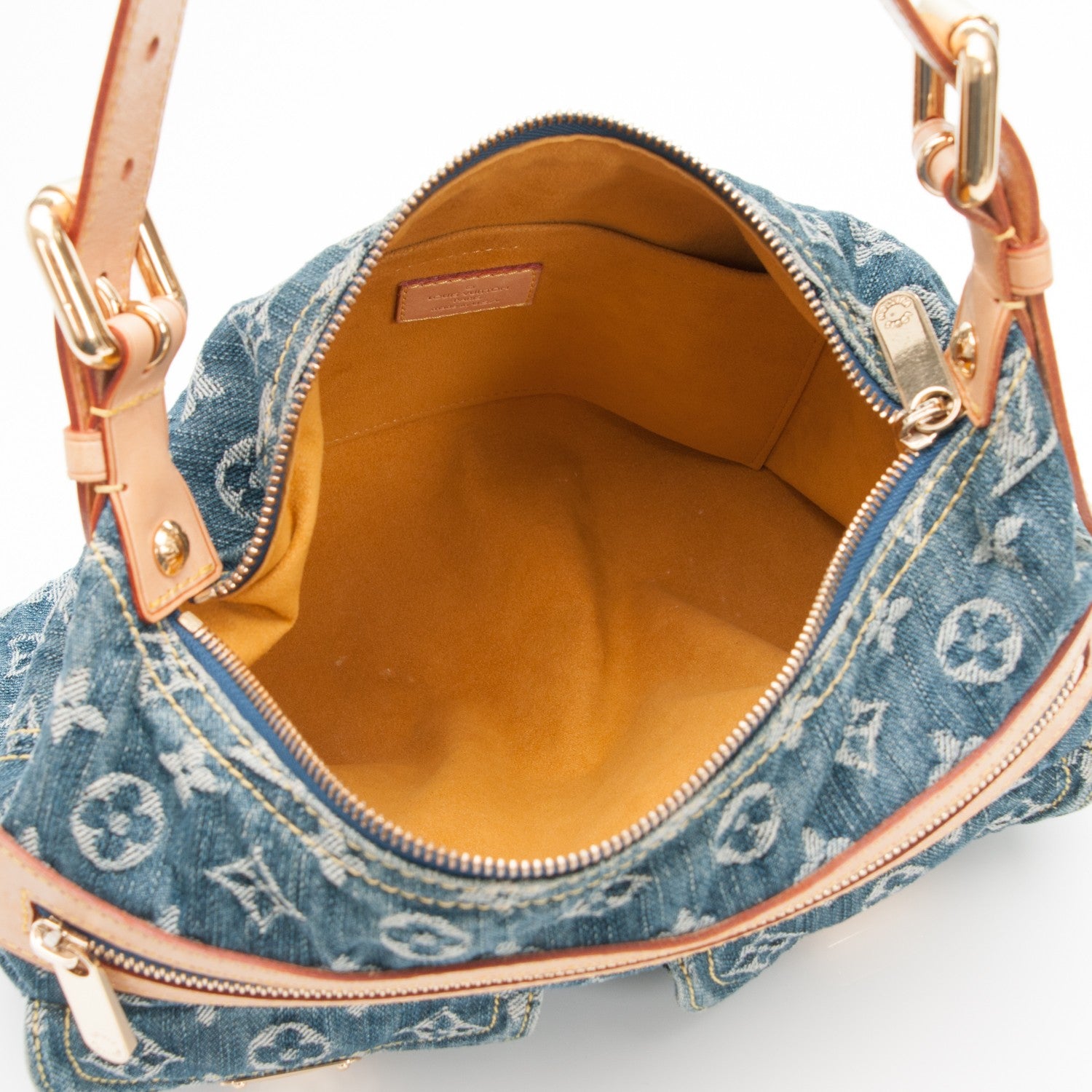 Louis Vuitton Monogram Denim Baggy PM Blue 5 of 10