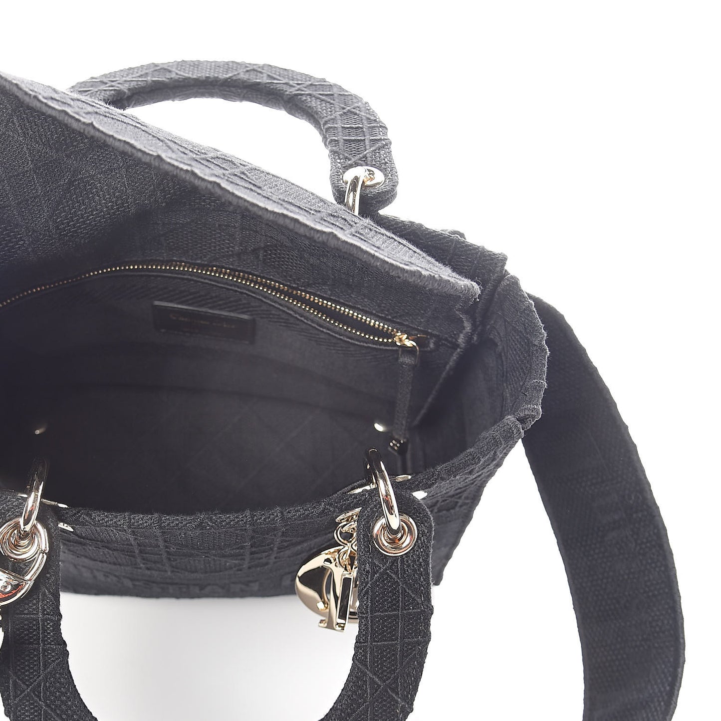 Canvas Cannage Medium Lady D-Lite Black