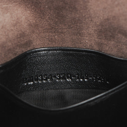 Fendi Nappa Rabbit Fox Fur Micro Buggie Baguette Black 7 of 9