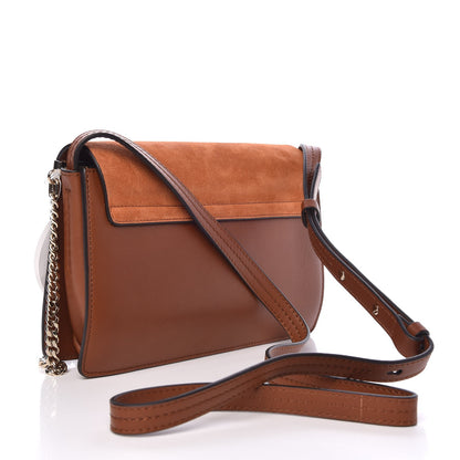 Chloe Suede Calfskin Small Faye Shoulder Bag Tobacco 3 of 6