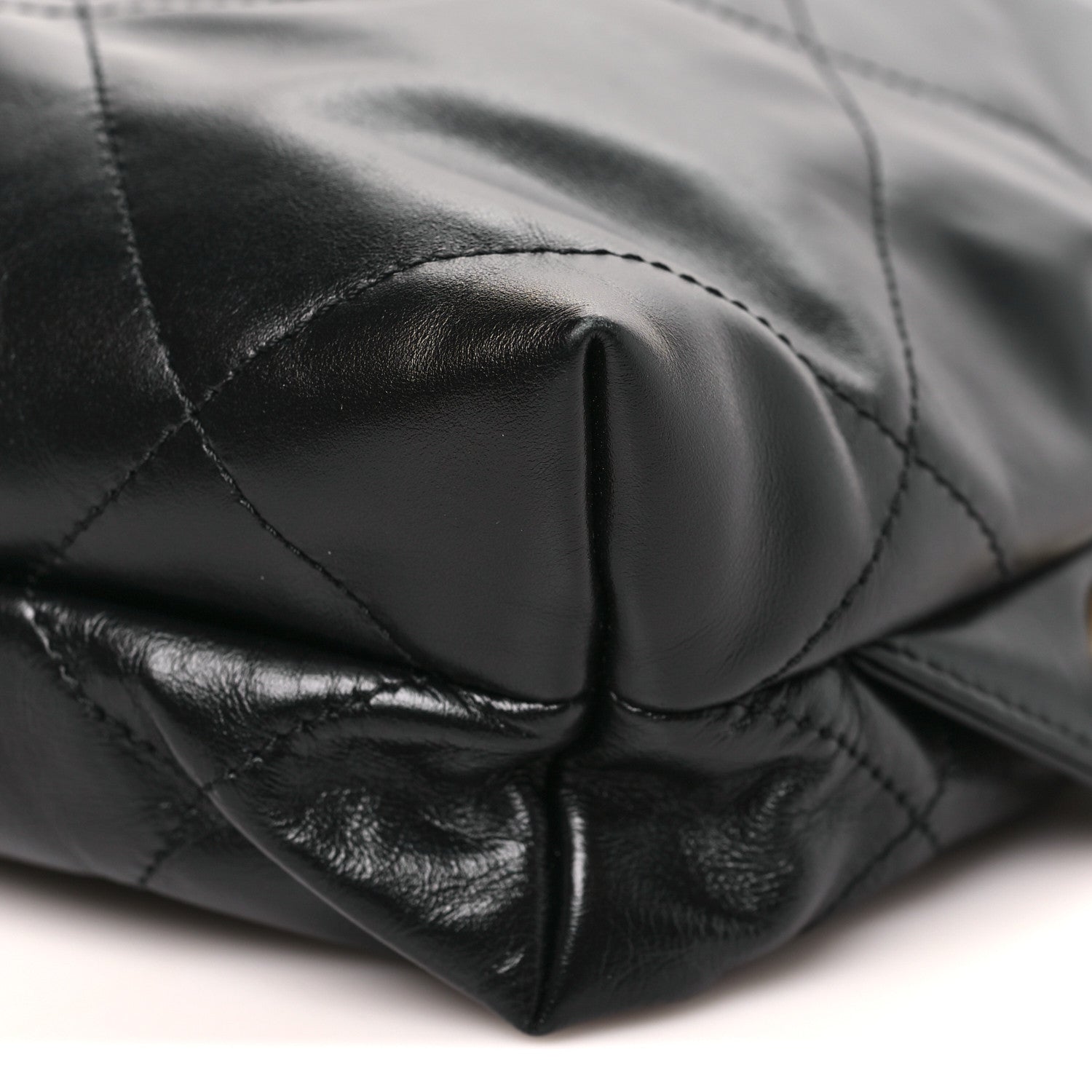 Chanel Shiny Calfskin Quilted Chanel 22 Backpack Black 10 of 10