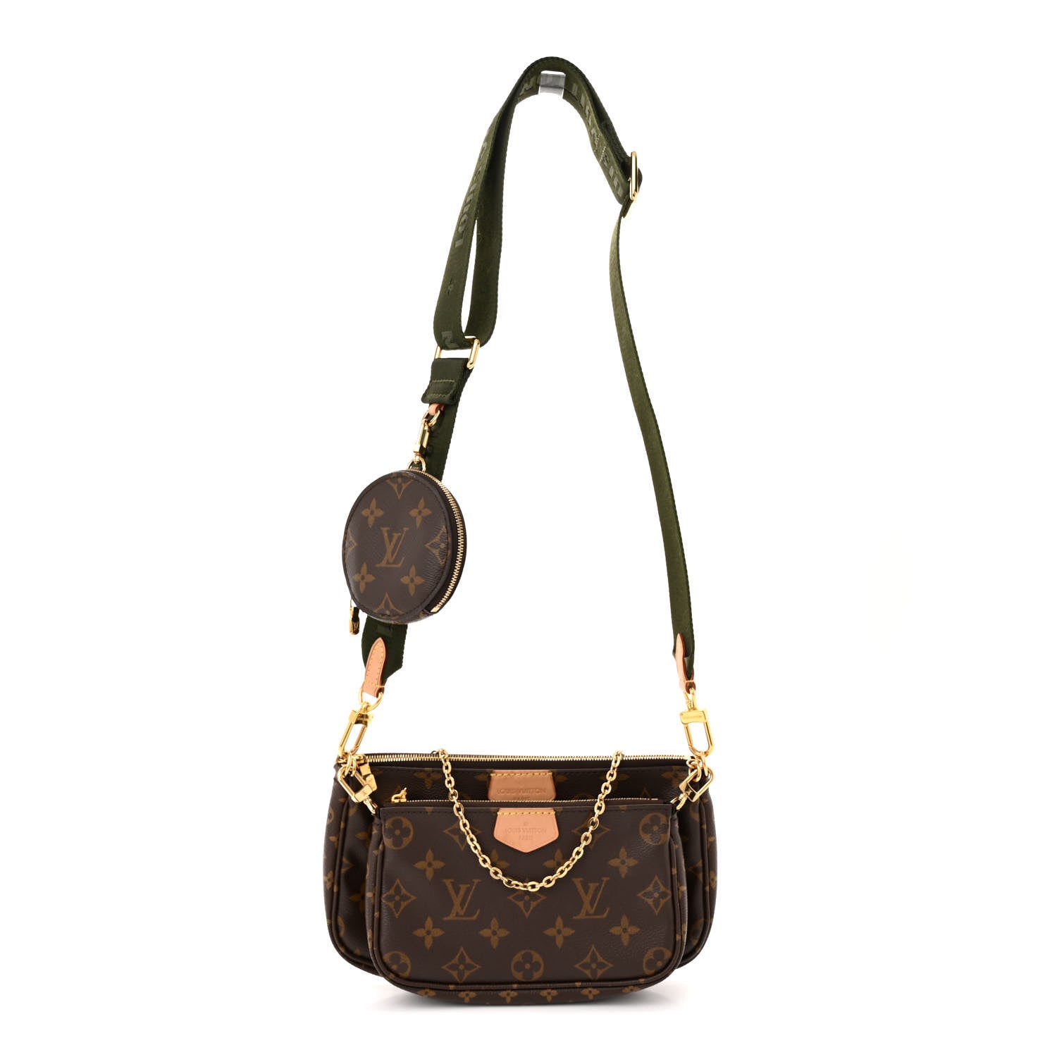 Louis Vuitton Monogram Multi Pochette Accessories Kaki 1 of 12