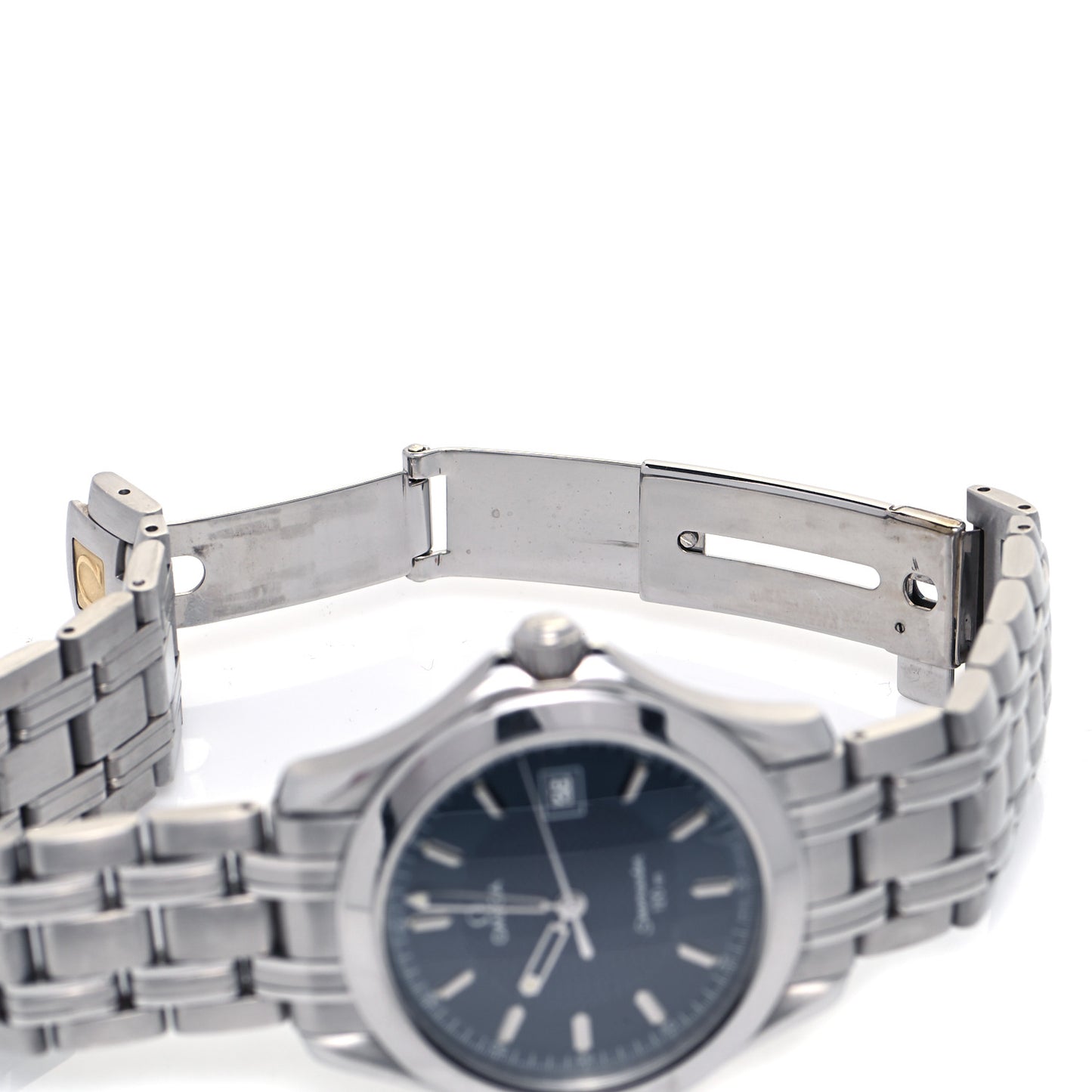 Stainless Steel 36mm Seamaster 120M Quartz Watch Blue 2511.81