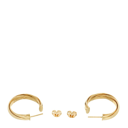 Tiffany 18K Yellow Gold Paloma Picasso Small Melody Hoop Earrings 3 of 5
