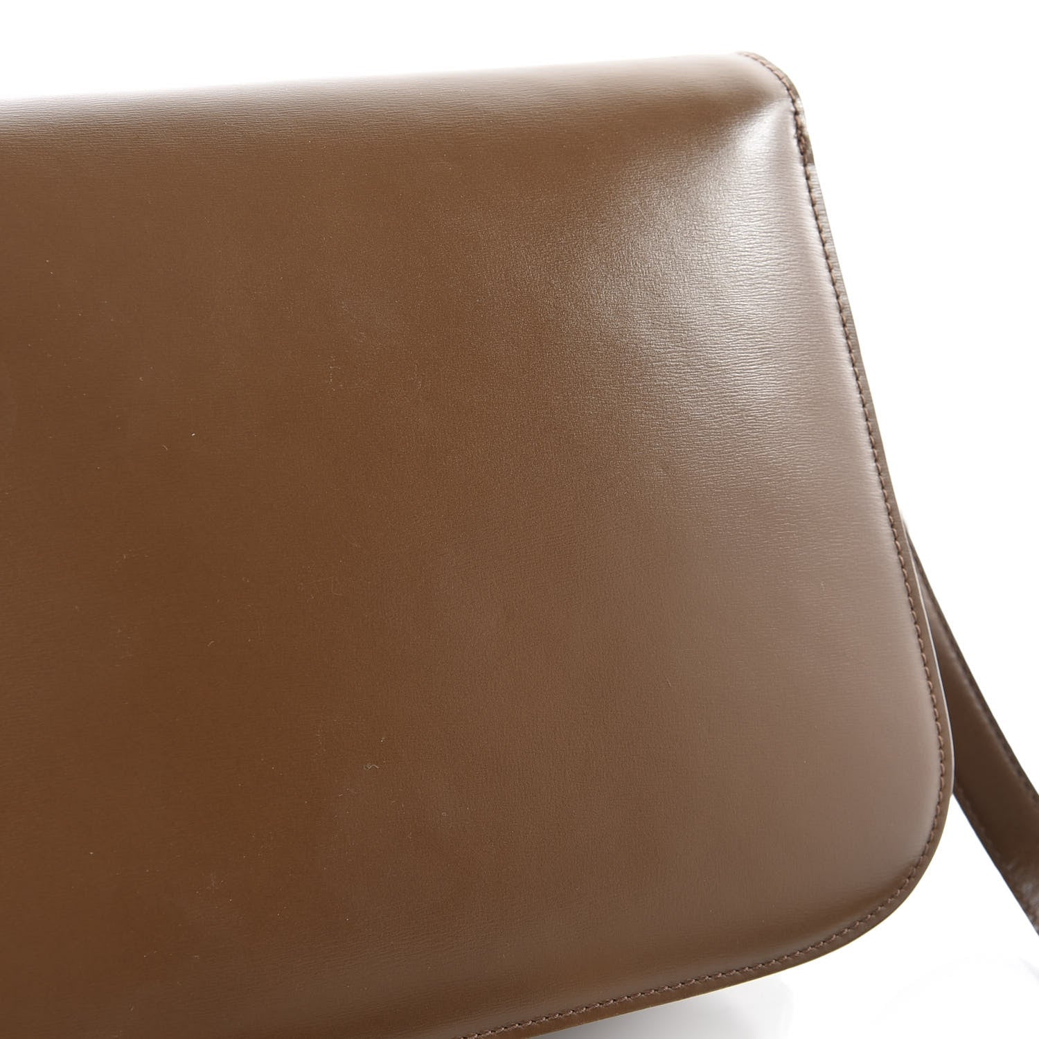 Celine Box Calfskin Medium Classic Box Flap Bag Camel 13 of 14