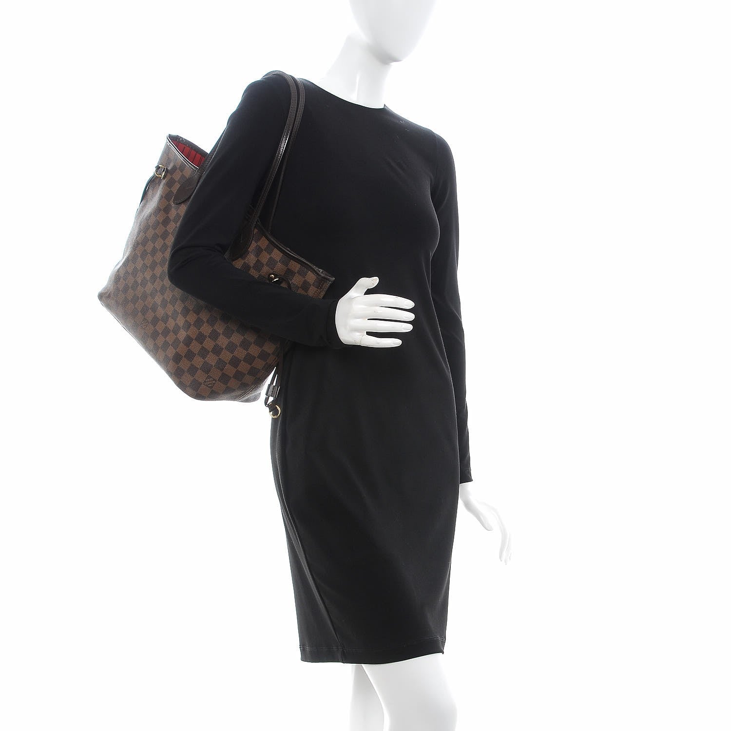 Louis Vuitton Damier Ebene Neverfull MM 2 of 13