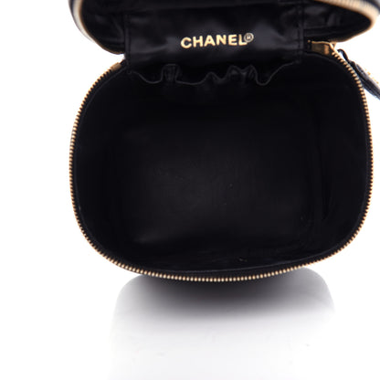 Chanel Caviar Cosmetic Vanity Bag Black 5 of 7