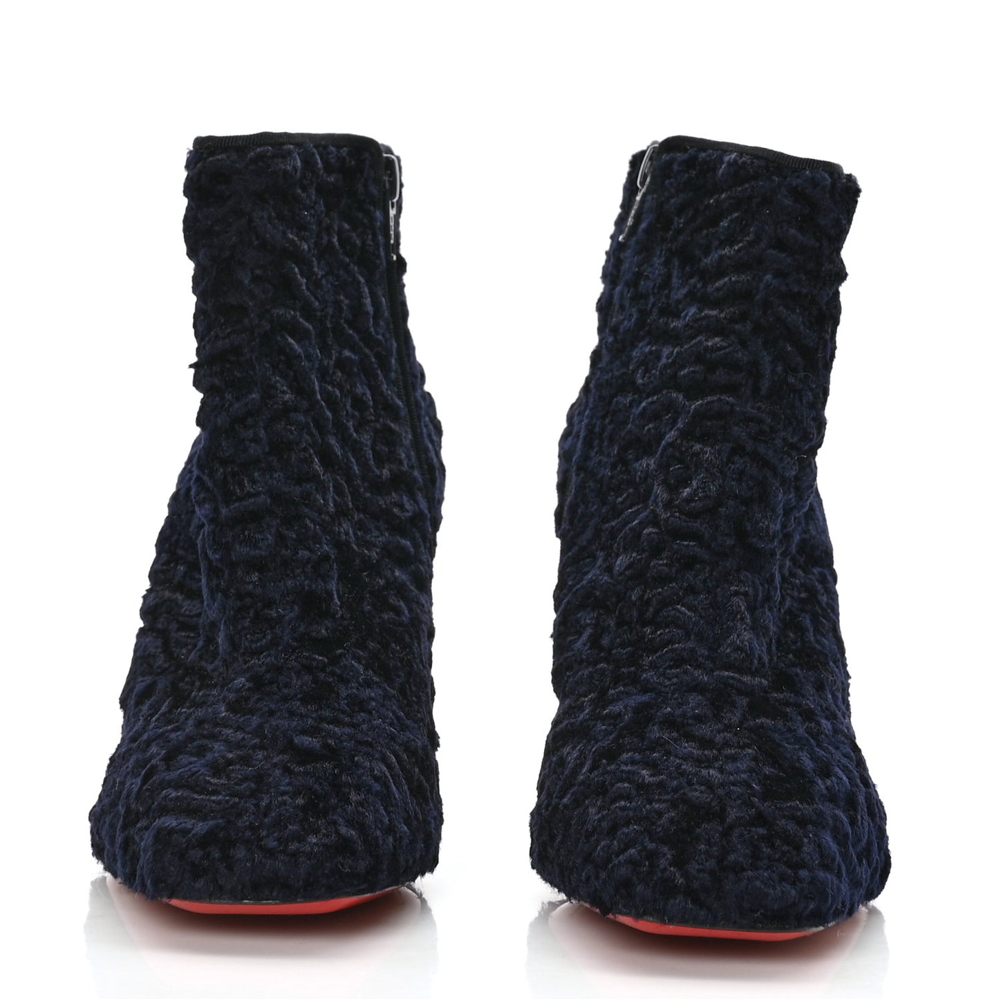 Tissu Poodle Hilconico 85 Booties 36 Marine Granite