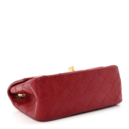 Chanel Aged Calfskin Quilted 2.55 Reissue Mini Flap Red 4 of 10