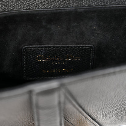 Christian Dior Grained Calfskin Mini Saddle Bag Black 6 of 9