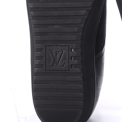 Louis Vuitton Damier Infini Suede Mens Team Derby Sneakers 8 Black 9 of 9