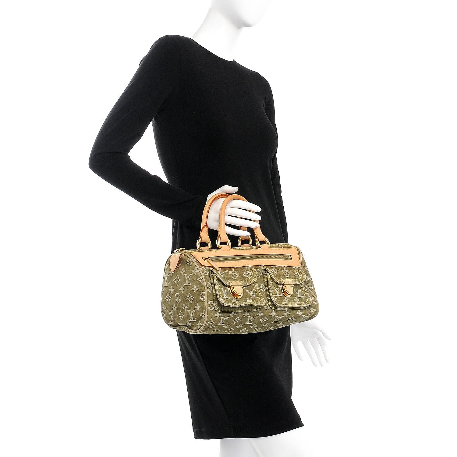 Louis Vuitton Monogram Denim Neo Speedy Lichen 2 of 9