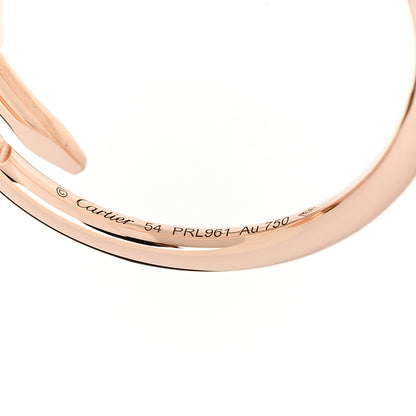 Cartier 18K Pink Gold Small Juste Un Clou Ring 54 6.75 4 of 5