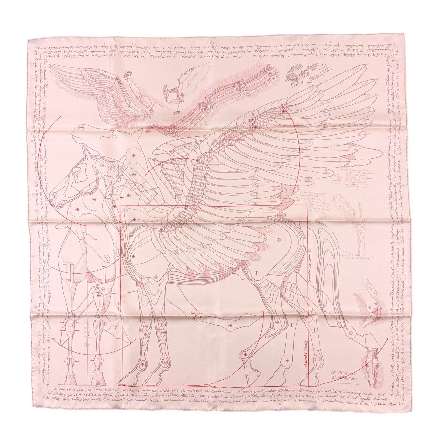 Silk Le Pegase D'Hermes Scarf 90