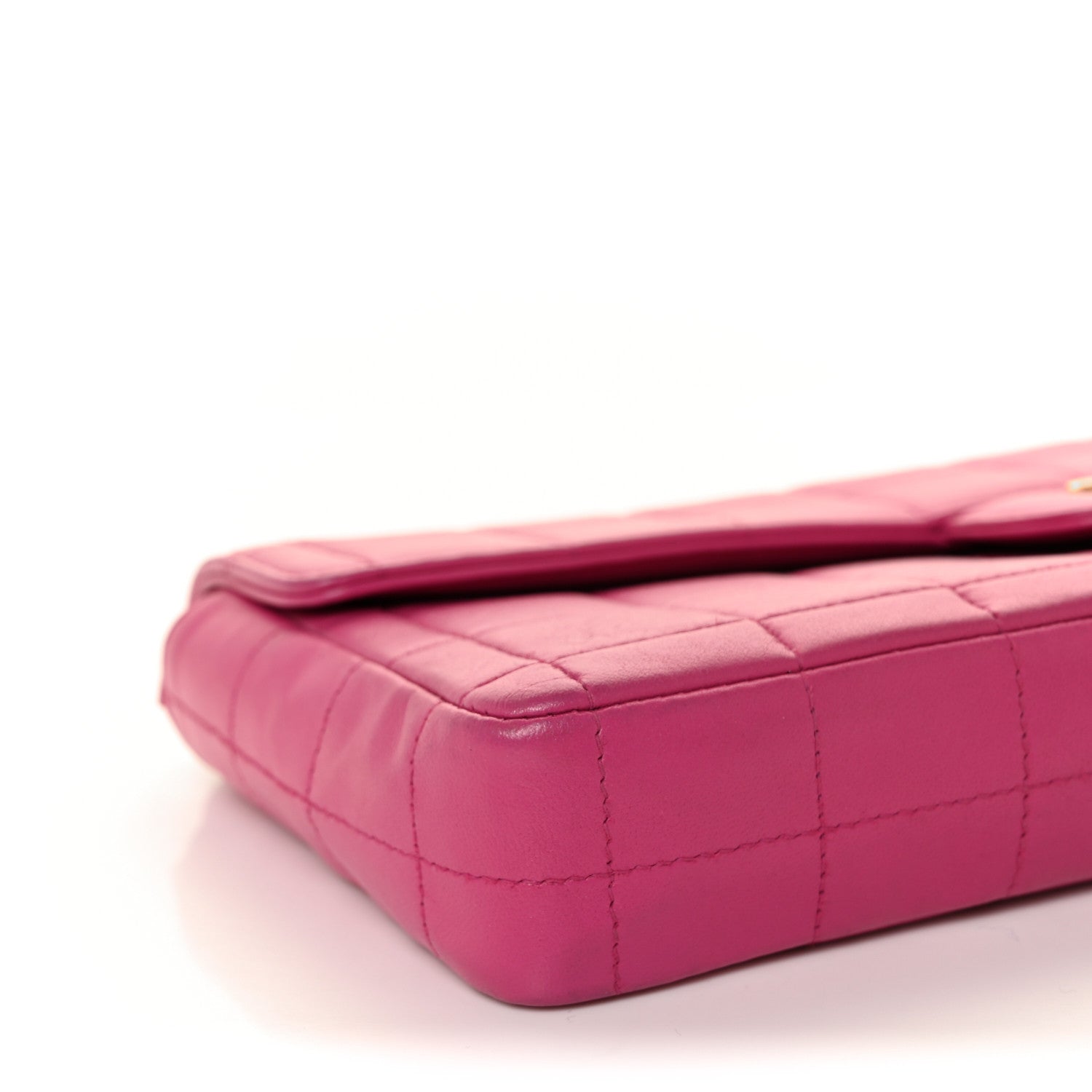 Chanel Lambskin East West Chocolate Bar Flap Pink 5 of 10