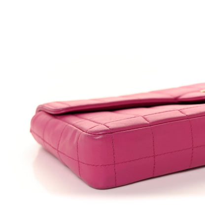 Chanel Lambskin East West Chocolate Bar Flap Pink 5 of 10