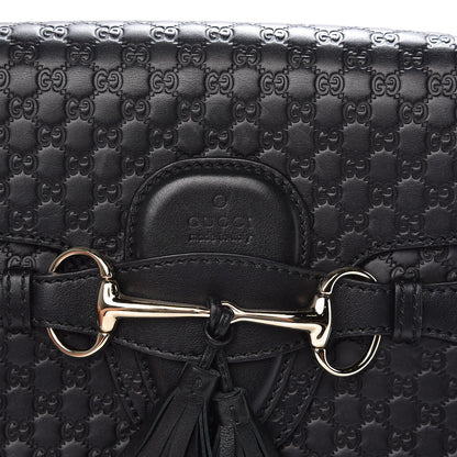 Gucci Microguccissima Medium Emily Chain Shoulder Bag Black 10 of 11