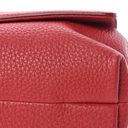 Dolce & Gabbana Calfskin Padlock Shoulder Bag Red 14 of 15