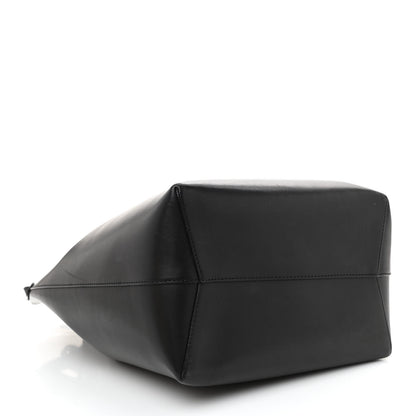 Mansur Gavriel Vegetable Tanned Calfskin Bucket Bag Black Royal 4 of 12