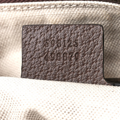 Gucci GG Supreme Monogram Web Small Ophidia Half Moon Hobo Brown 7 of 12
