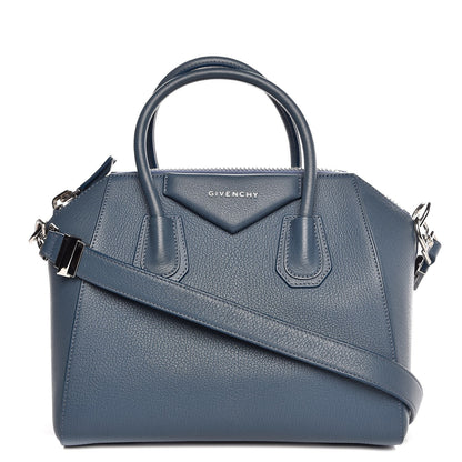 Givenchy Sugar Goatskin Small Antigona Blue Mineral 1 of 10