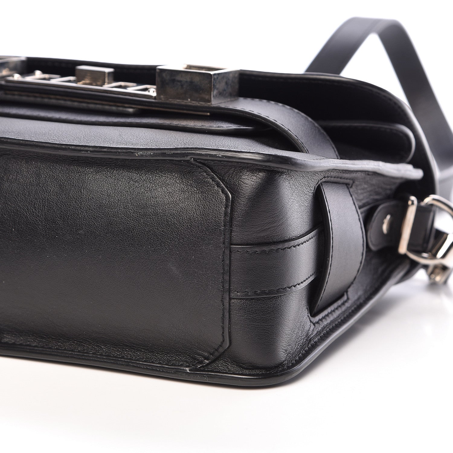 Proenza Schouler Calfskin Mini PS11 Classic Shoulder Bag Black 9 of 10