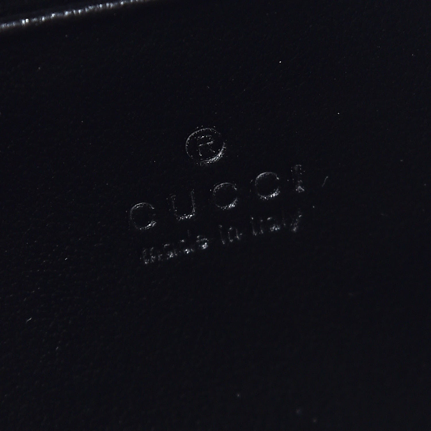 Gucci Calfskin Matelasse GG Marmont Chain Wallet Black 6 of 10