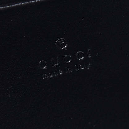 Gucci Calfskin Matelasse GG Marmont Chain Wallet Black 6 of 10