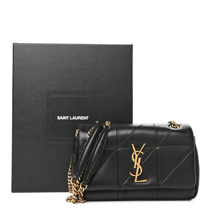 Saint Laurent Lambskin Patchwork Monogram Small Jamie Black 10 of 10