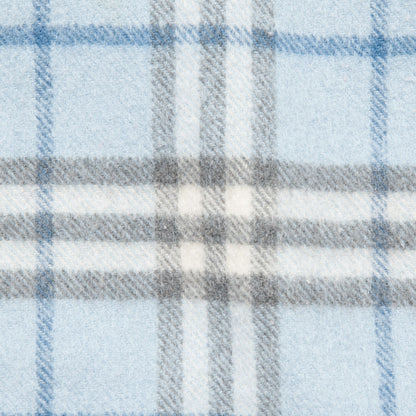 Burberry Cashmere Check Scarf Light Blue 5 of 6