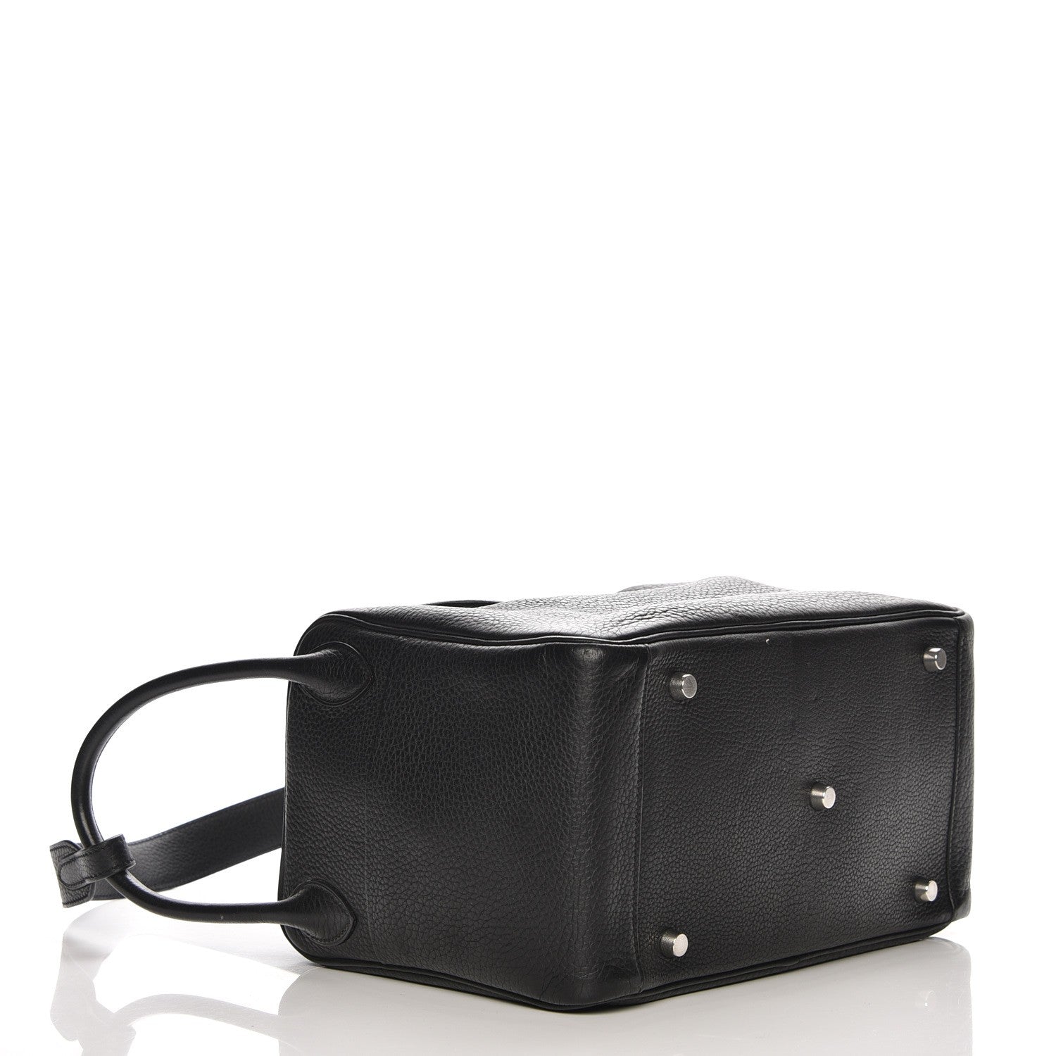Hermes Taurillon Clemence Lindy 30 Black 4 of 9