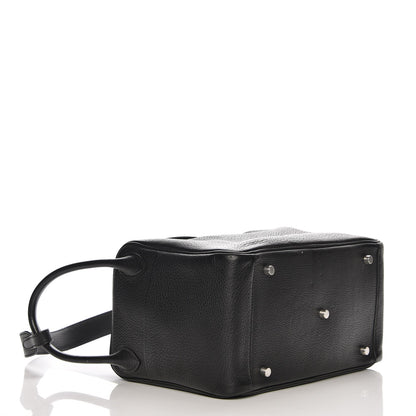 Hermes Taurillon Clemence Lindy 30 Black 4 of 9