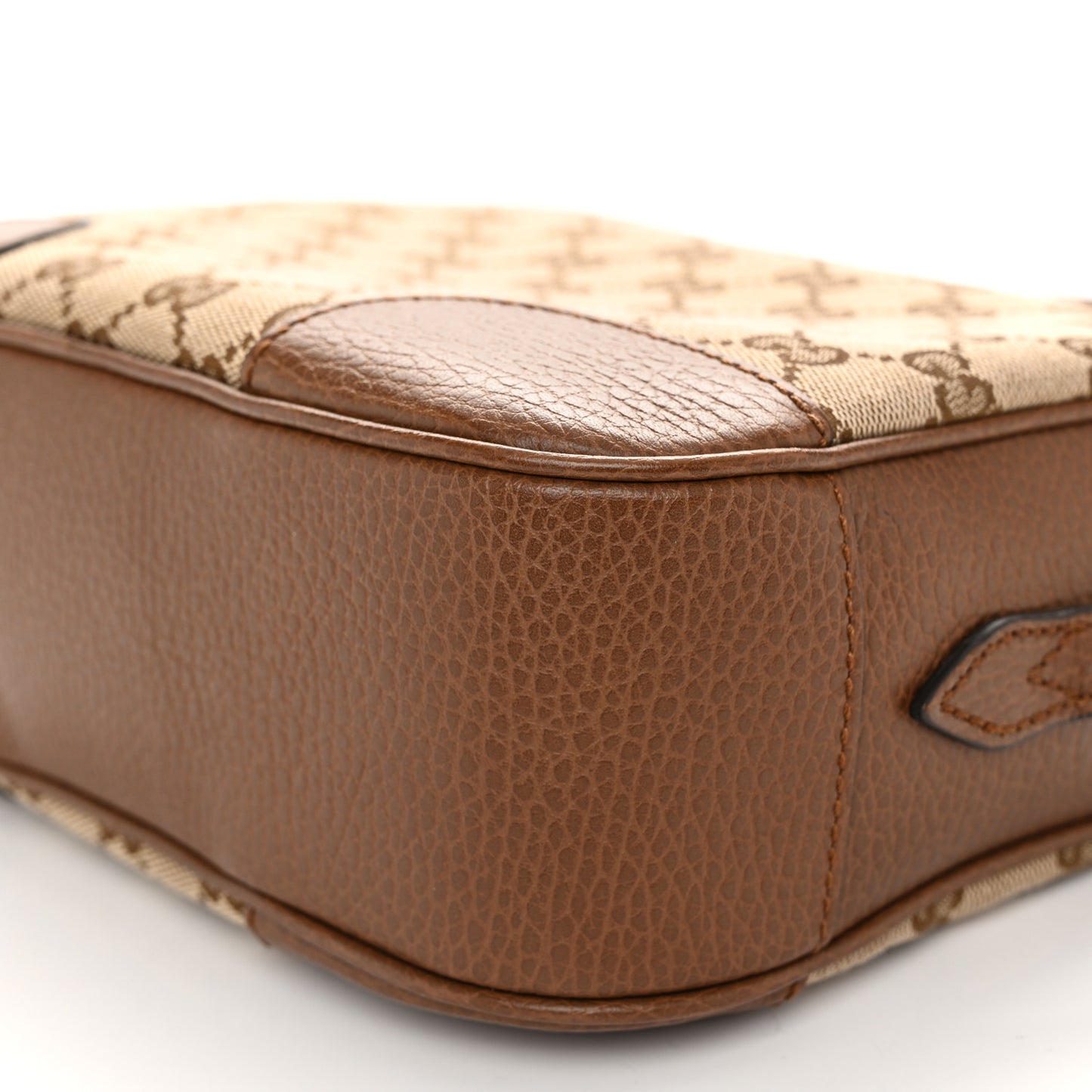 Monogram Mini Bree Messenger Bag Beige Tabacco